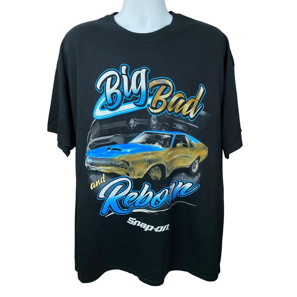 Snap-On Tools Big Bad and Reborn Graphic T-Shirt Men's 2XL Mechanic Workwear